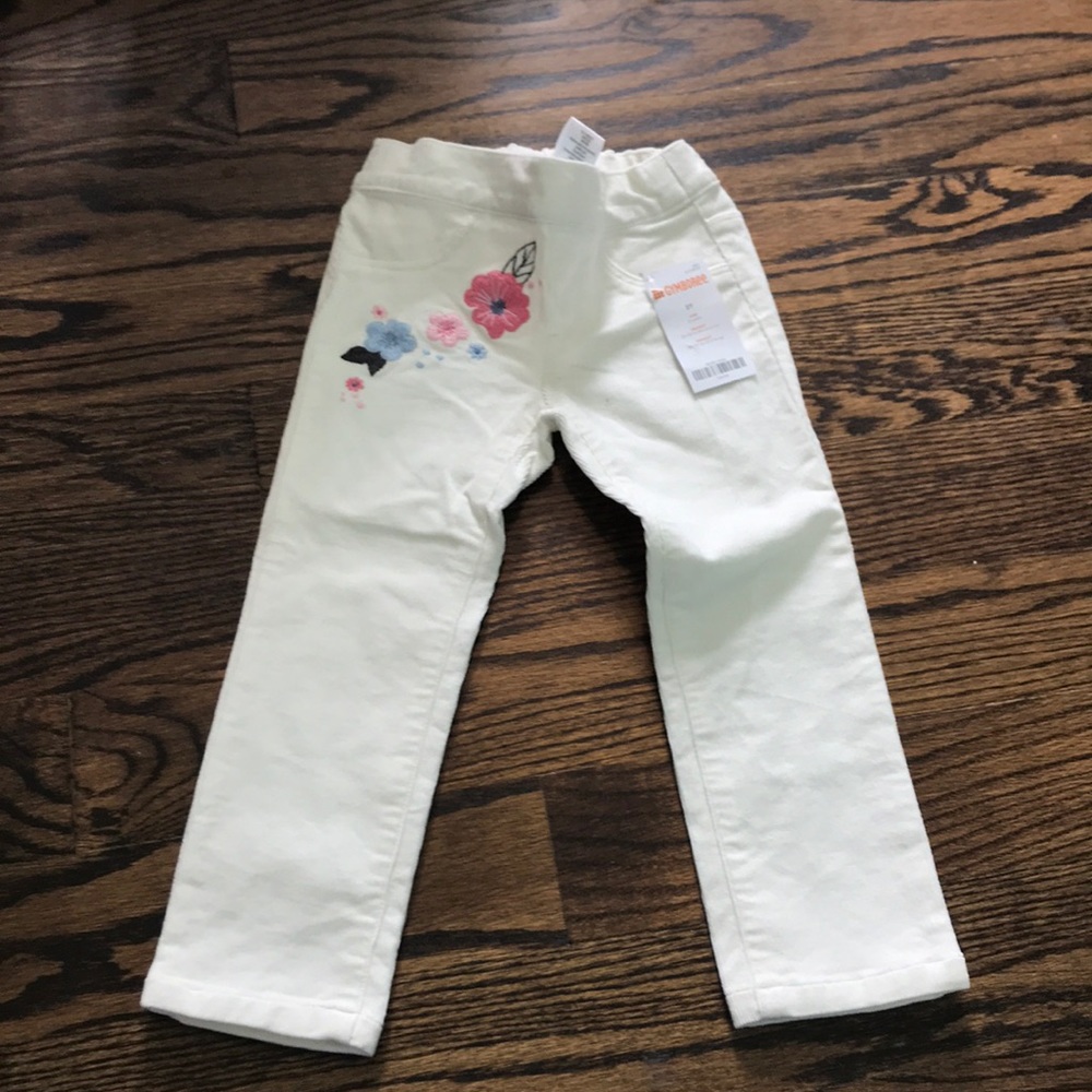 Gymboree 2t ivory corduroy pants